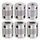 Flexible Shaft Coupling Connector Coupler CNC 3D Printer Stepper Motor 8 - 15mm