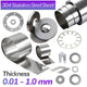 304 Stainless Steel Foil Sheet Thin Plate Band 0.01mm-1mm Metal Plate Strip Roll