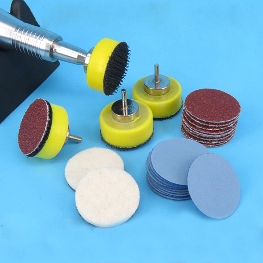 1'' 25mm Hook And Loop Sandpaper Disc Abrasive Sanding Paper Pad 80-10000 Grit