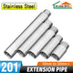 1/2" Stainless Steel Female x Male NPT Extension Pipe Nipple | Barrel Nipple