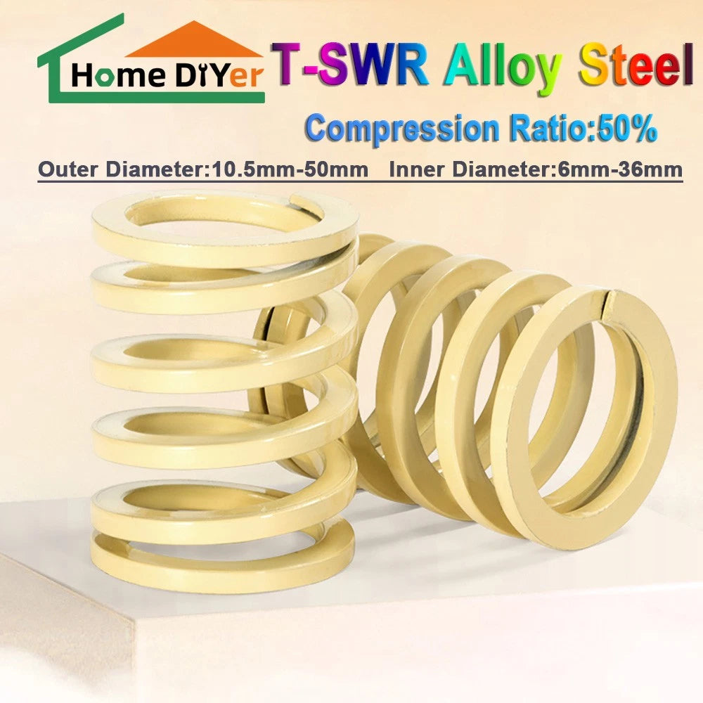 Heavy-duty Compression Mold Springs,length Up To 400,outer Diameter 10.5-50mm