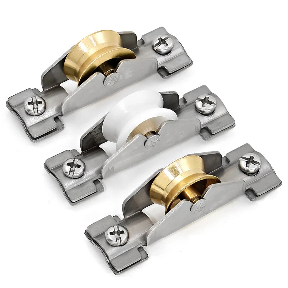 65Type Stainless Steel Sash Pulley Sliding Door Roller Runner Wheel Track Pulley