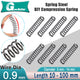 Spring Steel 0.9mm Wire Diameter Mini Compression Spring DIY Replacement Springs