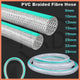 Clear Flexible PVC Hose — Fibre Reinforced Braided, Food Grade Water Oil Tube