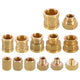 BSP Brass Socket Coupler Female x Female Thread Fitting | 1/8" to 1" Sizes