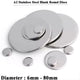 A2 Stainless Steel Blank Round Discs 304 Grade Sheet Metal Precision Laser Cut