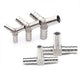 A2 Stainless Steel Barbed 3-Way Hose Connector — T-Type & Y-Type for Fuel, Air, Gas & Oil Pipe