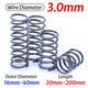 Compression Spring Pressure Big, Wire Dia 3.0mm Diameter 16-40mm Length 20-200mm