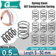 0.5mm Wire Diameter Compression Spring Steel 3mm-10mm OD Small Pressure Springs