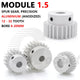Spur Gear Aluminium Mod 1.5 with Hub 12- 32 Tooth Pinion Motor Gear Bore 6-20mm