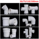 50 75 110 160mm PVC Drain Pipe Fittings Reducer Elbow , Straight , Tee Connector