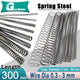 Length 300mm Compression Spring Steel 0.3mm - 3mm Wire Dia Pressure Coil Springs