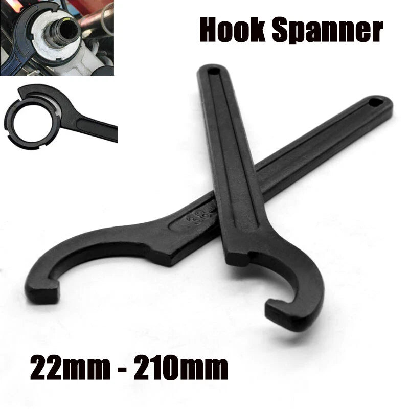 Adjustable Hook Spanner C Wrenches Metric Garage Motorcycle Repair 22mm-210mm