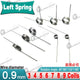 Torsion Spring 3-9 Coil (10 pcs), 0.9mm Wire dia, 5 ~ 10mm OD, Left spring Steel