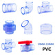 UPVC PVC Clear Plumbing Fittings Pipe For Aquarium Fish Tank Pond Solvent Weld