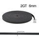 Timing Belt HTD 3M Rubber Synchronous Belt Close-Loop Transmission 10/15mm Width