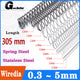 305mm Long Compression Spring Steel-Stainless Steel Pressure-Coil Springs