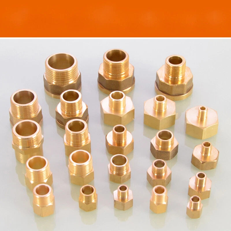 Hex Reducer Bushing Female to Male NPT Hose Fitting — 1/8" to 1" Sizes