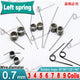 Torsion Spring 3-9 Coil (10 pcs), 0.7mm Wire dia, 4 ~ 8mm OD, Left spring Steel