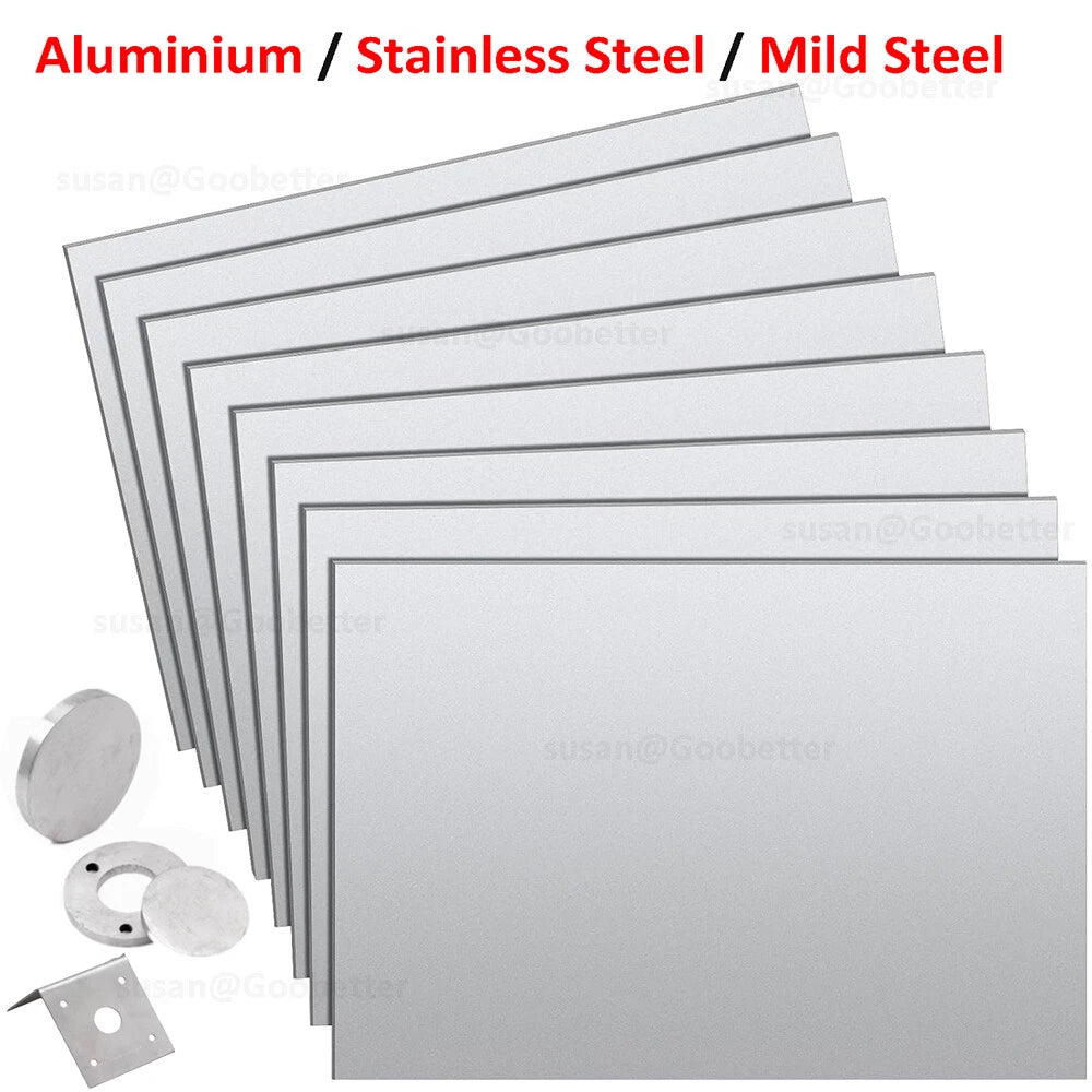 Metal Flat Sheet & Plate — Aluminium 1060/6061, Stainless Steel 304, Steel Q235 | Cut to Size