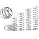 Compression spring 0.8mm, 304 stainless steel Length 5 to 120mm Pressure spring