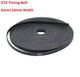 Rubber & PU Steel Wire GT2 Open Timing Belt — 6mm & 10mm Width for 3D Printers and CNC Machines
