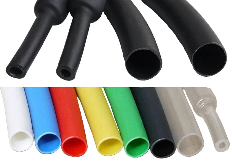 3:1 Heat Shrink Tubing 1.6mm–30mm – Dual Wall Polyolefin Wire Sleeve, 7 Colors - HomeDIYer