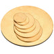 H62 Ø20/30/50/80/100mm - 200mm Thick Brass Discs Round Plate Round Brass Sheets