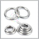 A2 Stainless Steel Metal O Ring Seamless Solid Circle Wire-φ 3 4 5 6 8 10mm 304