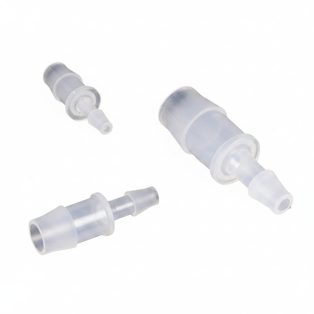 Straight Reducing Hose Connector — Plastic Push-Fit Water Pipe Adaptor, Multiple Sizes