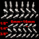 304 Stainless Steel Male Thread Barb Hose Tail Connector | 1/8" to 3/8" NPT