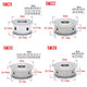 HTD-5M 25-38T Timing Belts Pulley AF-type Drive Pulleys For 15/20mm Width Belt