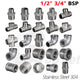 BSP Threaded Stainless Steel Pipe Fittings 304 — Elbow, Tee, Nipple, Socket & More