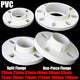 PVC Adhesive Floor Flange 20 25 32 40 50 63 75 90 110-200mm Pipe Fittings White