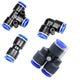 Nylon Pneumatic Push Fit Connector Tube Pipe Joiner Speed Air Water Lines Hose