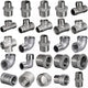 BSP 304 Stainless Steel Pipe Fittings — Elbow, Tee, Nipple, Cross, Bush, Cap (1/2" & 3/4")