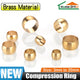 Brass Compression Rings Olives — Metric Sealing Rings for Copper Tube Fittings