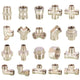 BSP 1/2" Brass Pipe Fittings — Adapters, Elbows, Tees & Connectors
