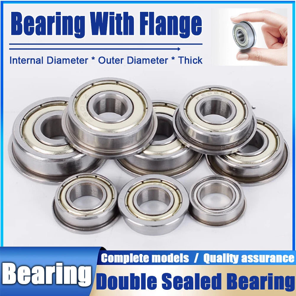 Metal Shielded Flange Ball Bearings 6000 6001 6002 6003 6004 6005 6008 6009 6010