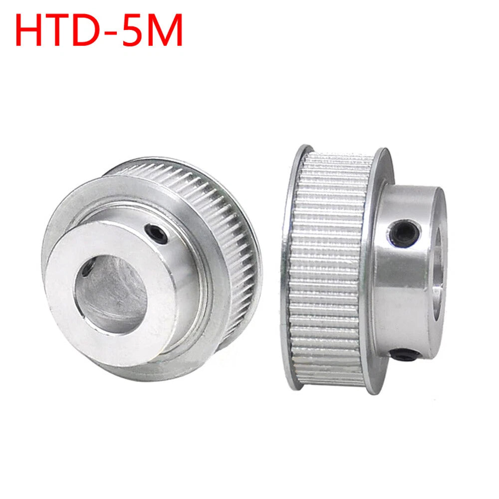 HTD-5M 10T-72T Timing Belt Pulley With Step Bore 5-25mm, For 20mm Width Belt