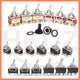 Metal Toggle Switch 250VAC 15A — SPST / SPDT / DPST / DPDT Panel Mount Flick Switch