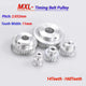 MXL 14-160Teeth Timing Belt Pulleys Pitch 2.032mm With Step For 10mm Width Belt