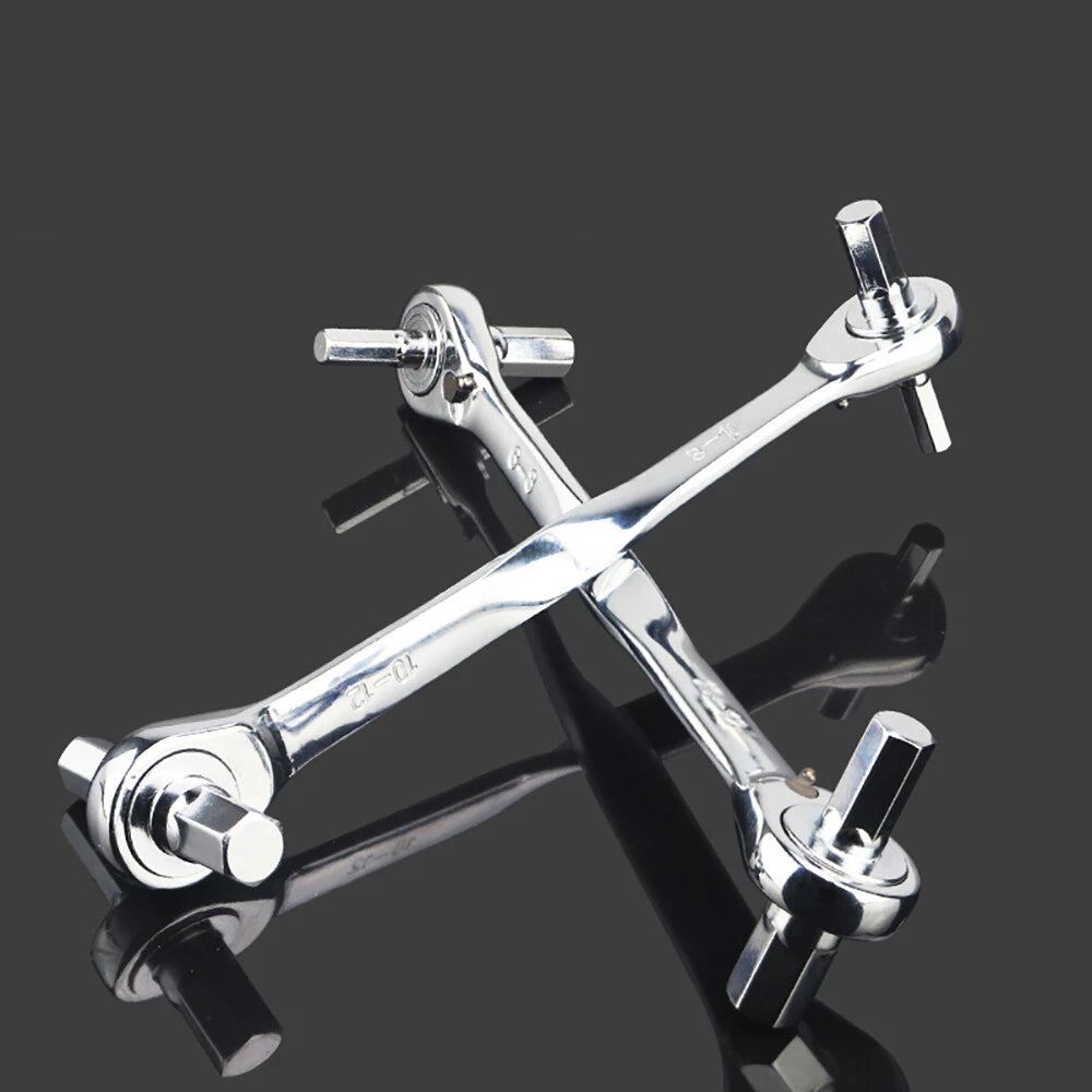 Steel Hex Ratchet Wrench Single Head Headed Hexagonal Ratchets Drive Ratchets