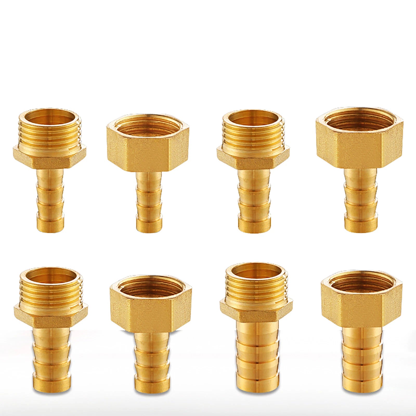 BSP Taper Thread Hose Tail Connector — 1/2" & 3/4" Female/Male Fuel Line Fitting