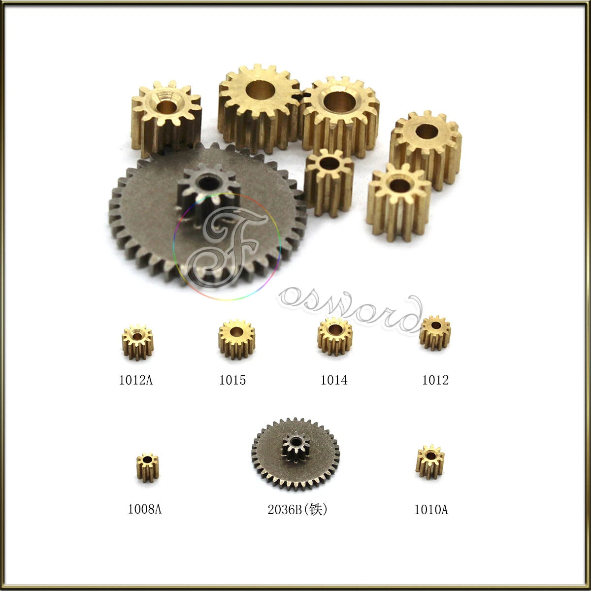 0.5 Mod Transmission Spur Gear 8-16Teeth Metal Brass RC Model Car Boat Toy Motor