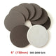 6"（150mm）Hook Loop Sponge Sandpaper Wet and Dry Red Sanding Discs 300-2000 Grit