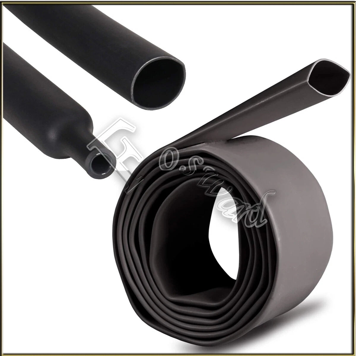 4:1 Waterproof Heat Shrink Tubing — Dual Wall Adhesive-Lined, Marine Grade (Φ4mm–Φ52mm)