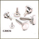 KNURLED THUMB SCREW STAINLESS STEEL FLAT HEAD GRIP KNOB SCREWS Ø 2.5 3 4 5 6 MM