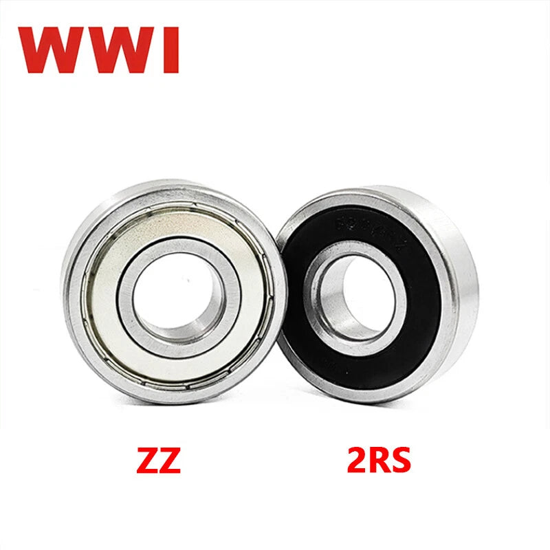 Hight Speed Deep Groove Ball Bearings Rubber Sealed Bearing Various Sizes