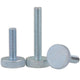 Knurled Steel Thumb Screws Flat Head Zinc-plated M3/4/5/6/8/10 Hand Turn GB835